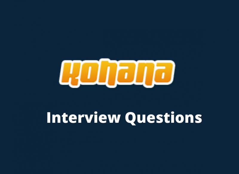 Kohana Framework interview questions